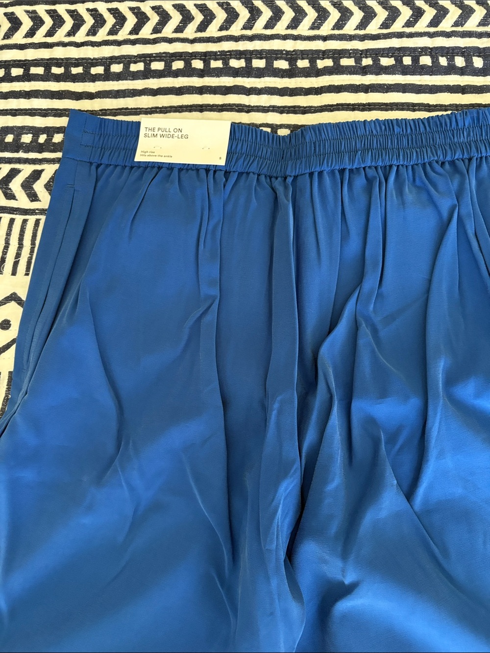 Bright Royal Blue Wide Leg Pants - Picture 3 of 7